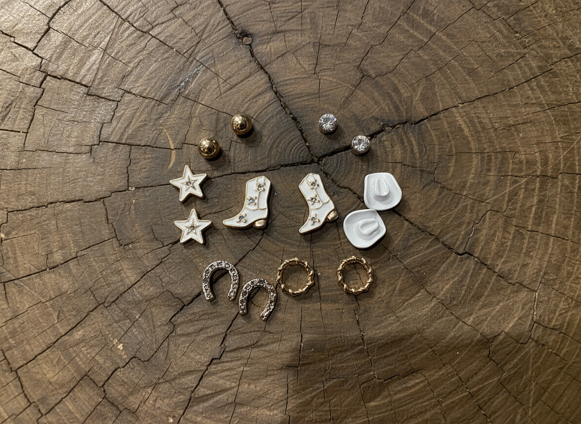 Giddy Up Cowgirl Earring Set
