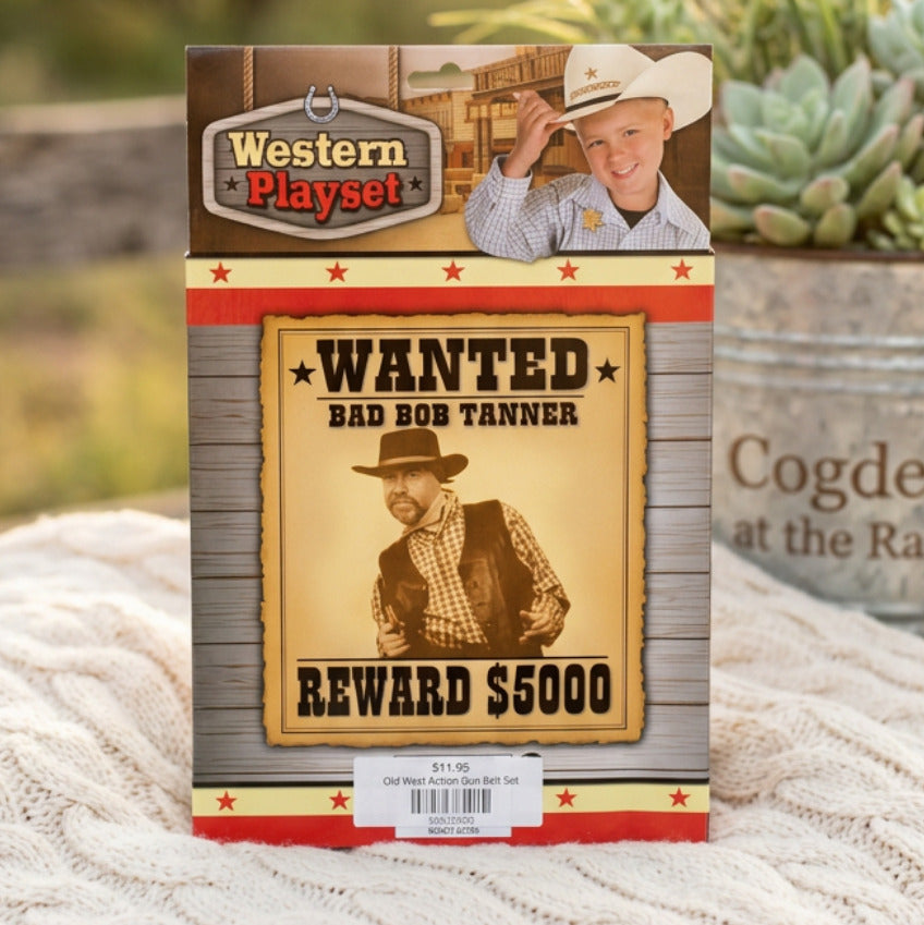 Old West Action Gun Belt Set
