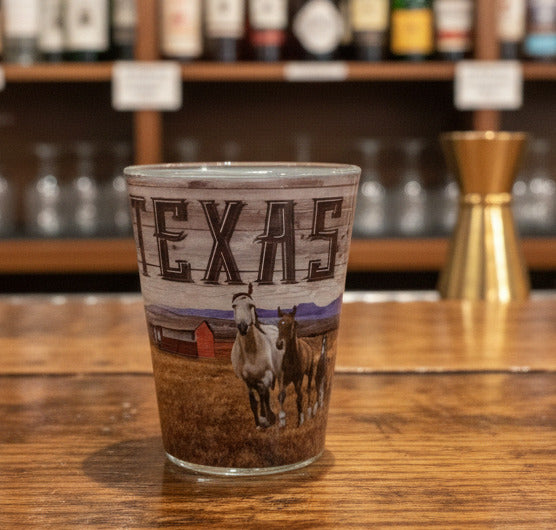 TX Barnwood Shot Glass