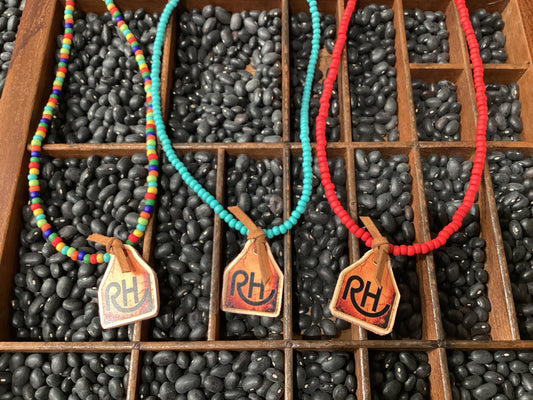 Mini Ear Tag RH Necklace