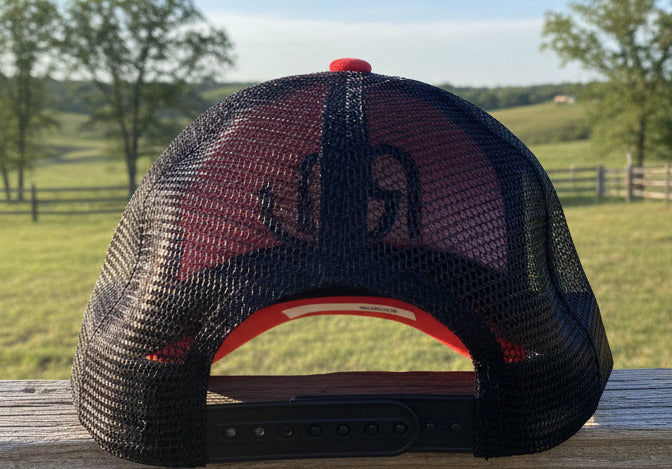 RH Red/Black Mesh Back Hat