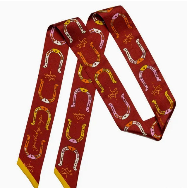 Big Horseshoe Twilly Scarf