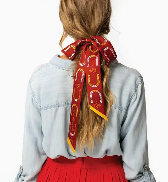 Big Horseshoe Twilly Scarf