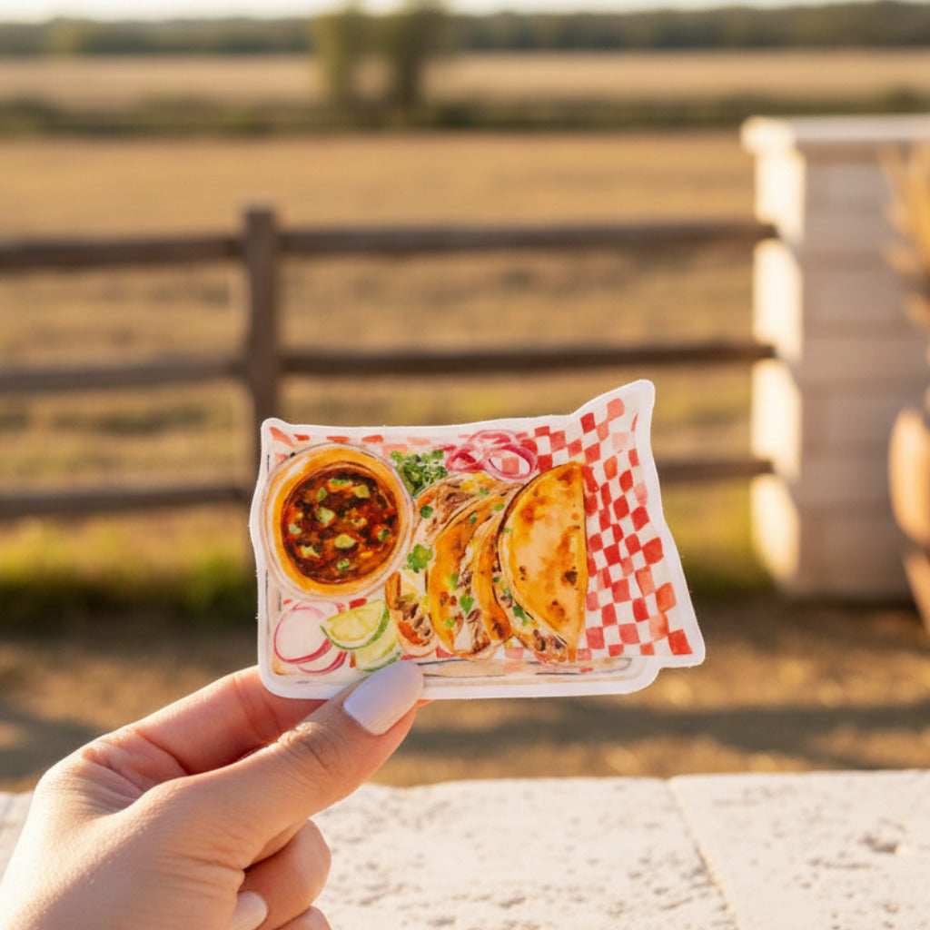 Birria Taco Sticker