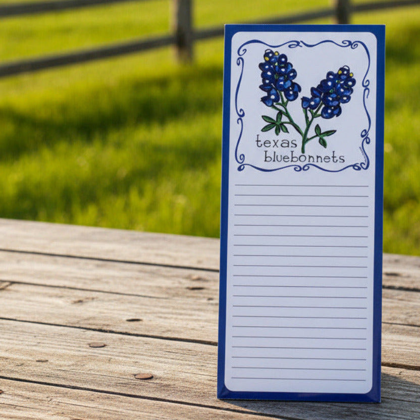 Bluebonnets Memo Pad
