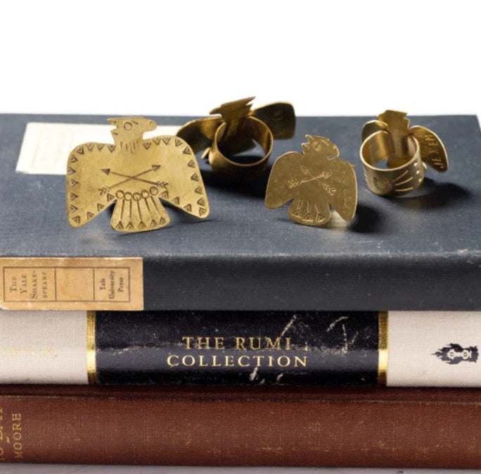 Brass Thunderbird Bandana Slide