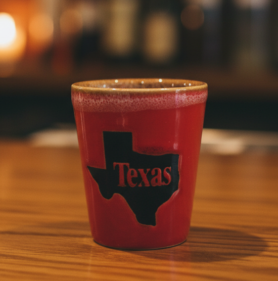 Texas Stoneware Shot Glass
