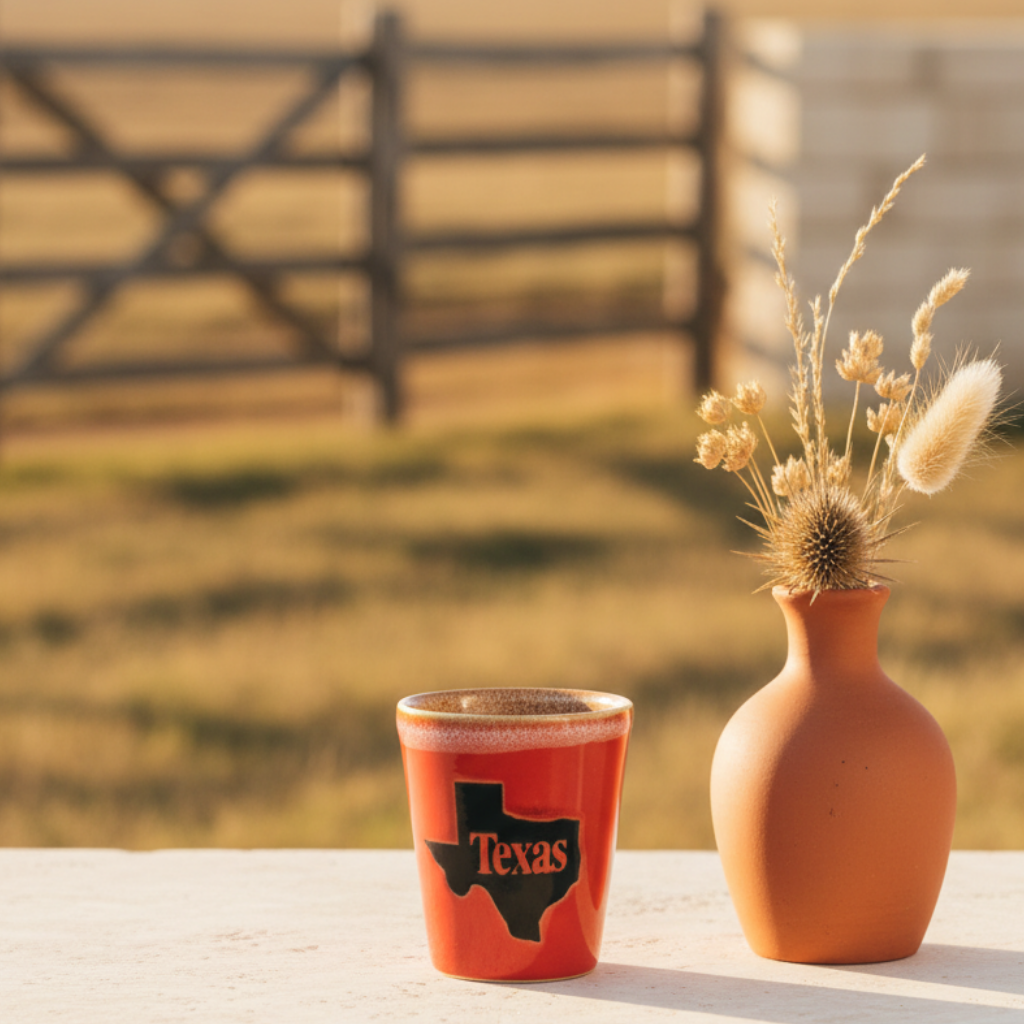 Texas Stoneware Shot Glass