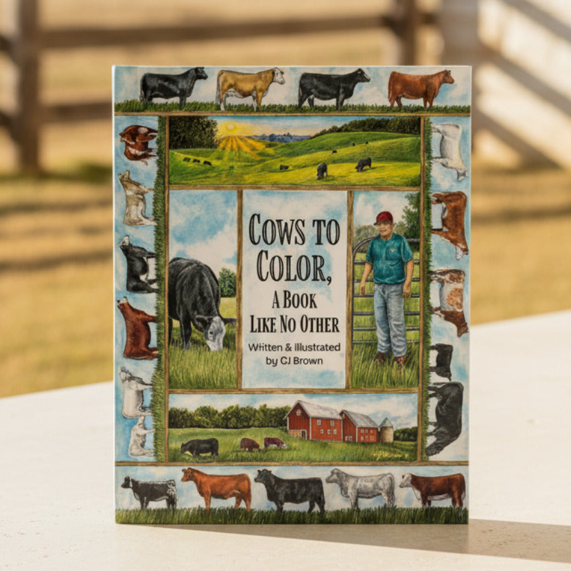 Cows To Color, A Book Like No Other