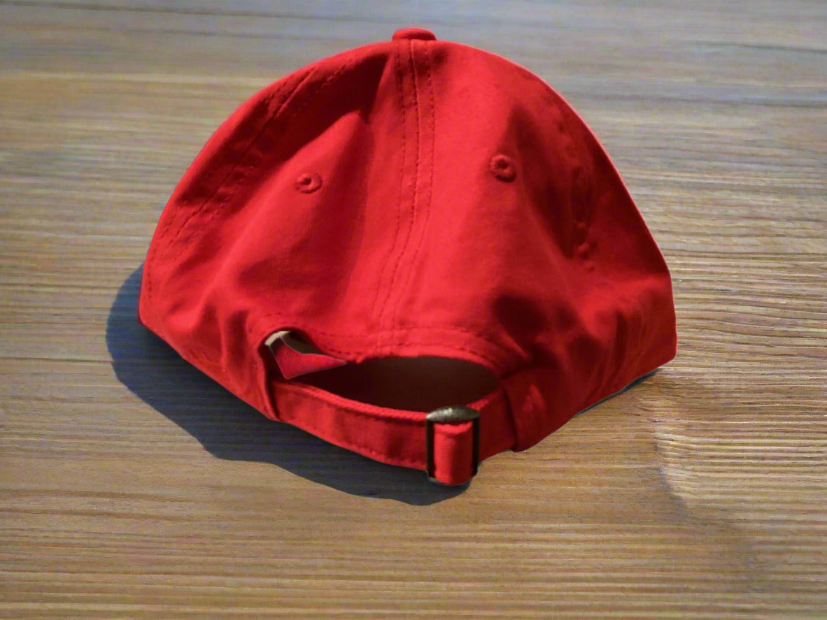 Red RH Unstructured Cap