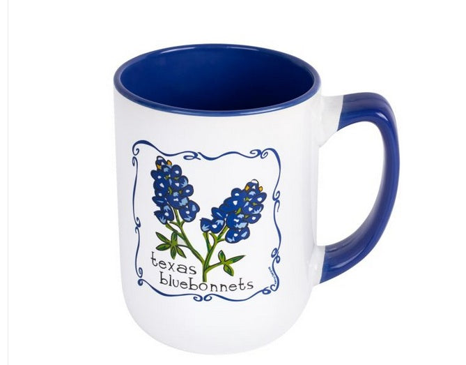 Delicate Bluebonnets Mug