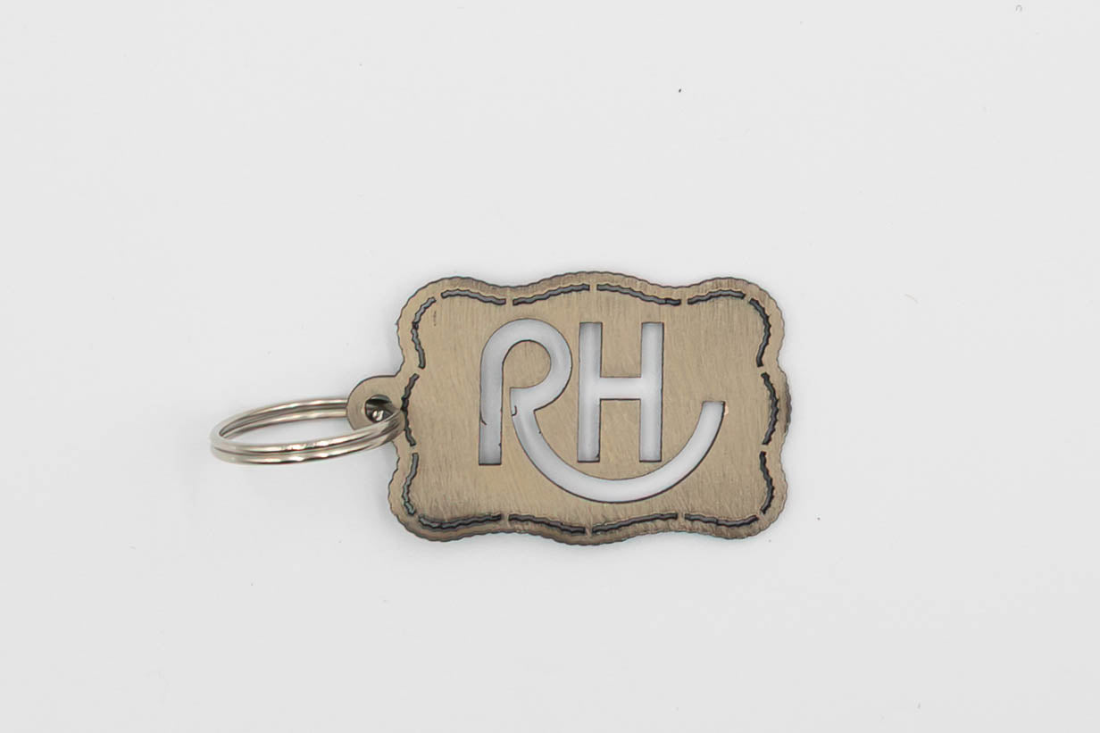 RH Brand Rectangle Keychain