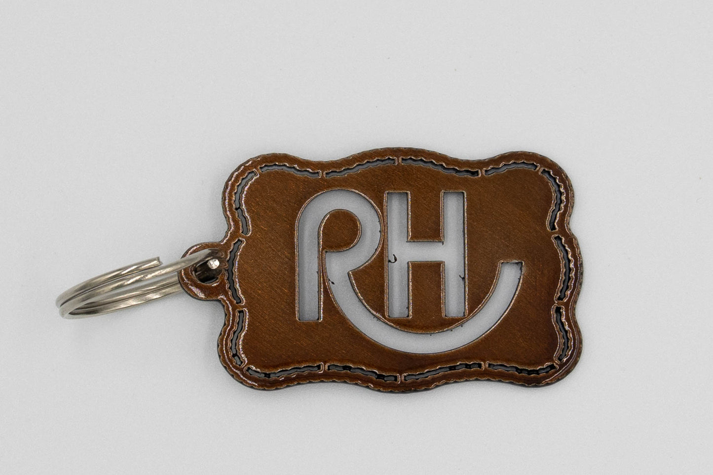 RH Brand Rectangle Keychain