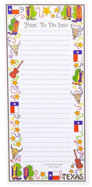 Fixin To Do Memo Pad