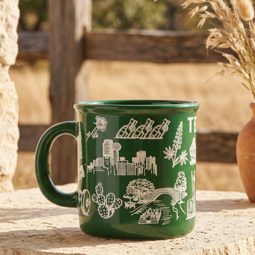 Green Texas Mug