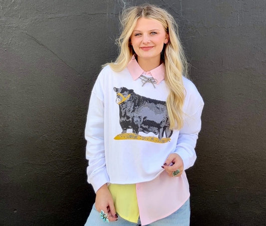 Angus Cropped Sweatshirt