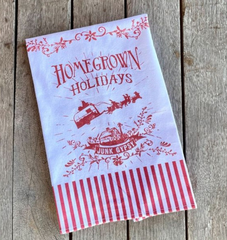 Junk Gypsy Homegrown Tea Towel