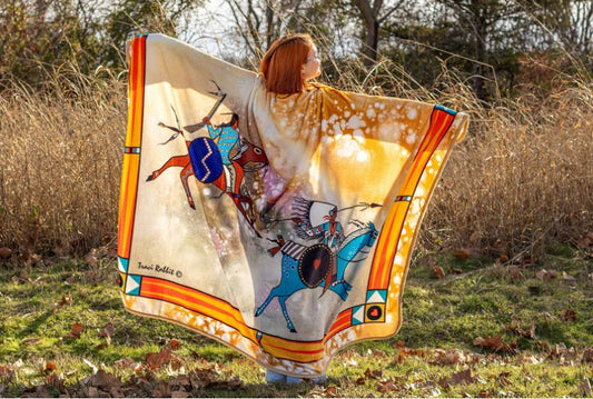 Traci Rabbit - Legends We Ride - Blanket