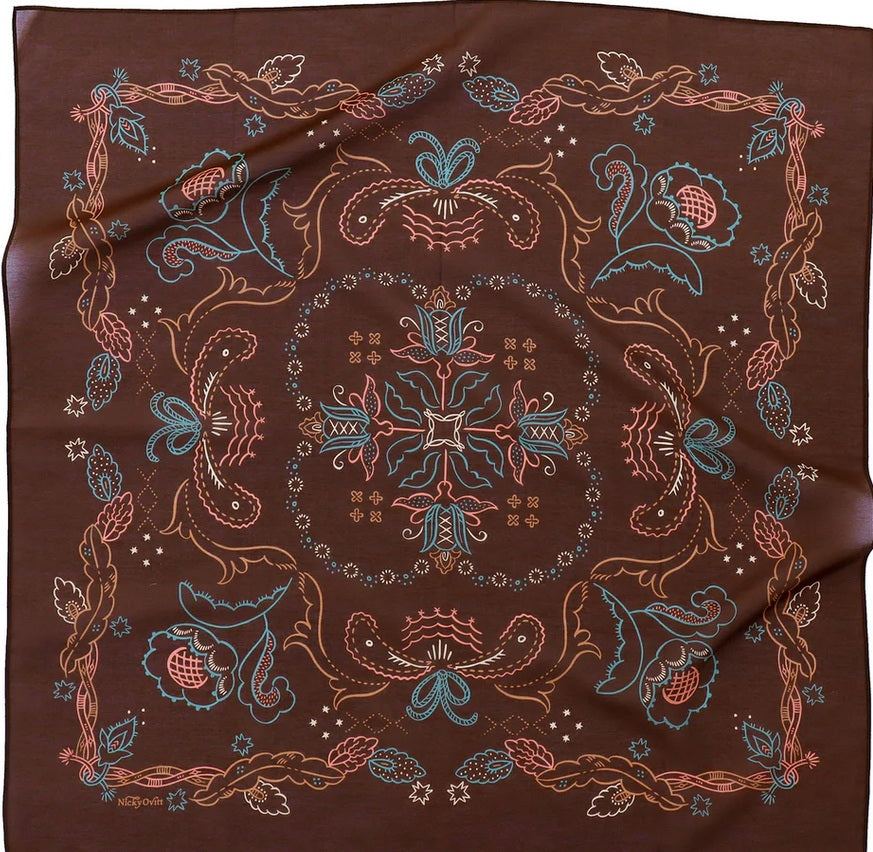Nicky Ovitt Silk Cotton Scarf