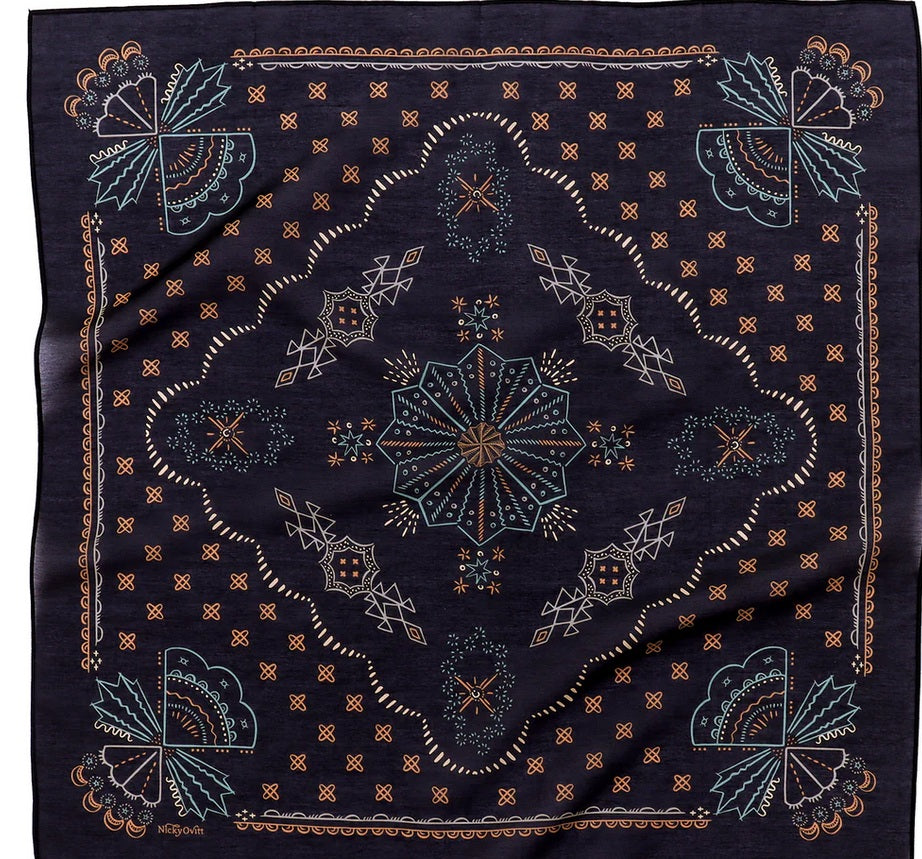 Nicky Ovitt Silk Cotton Scarf