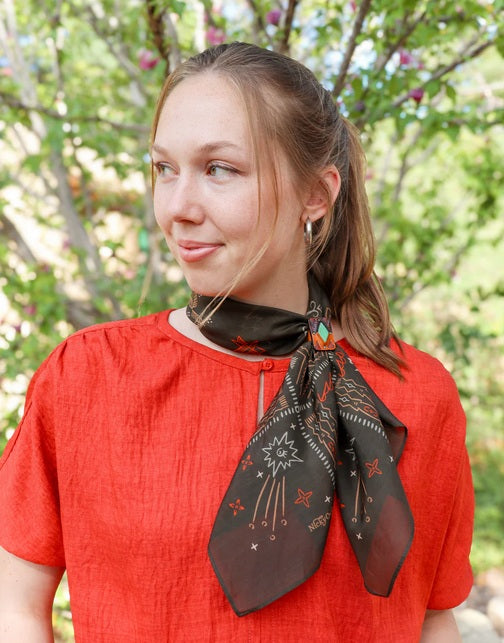 Nicky Ovitt Silk Cotton Scarf