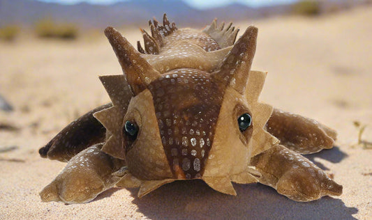 8" Patty Horned Lizard