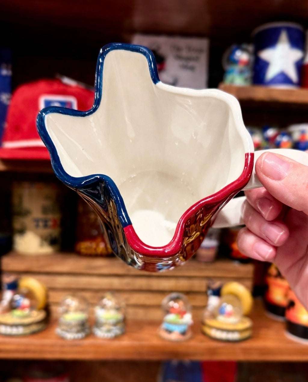 Texas Flag Shaped Mug