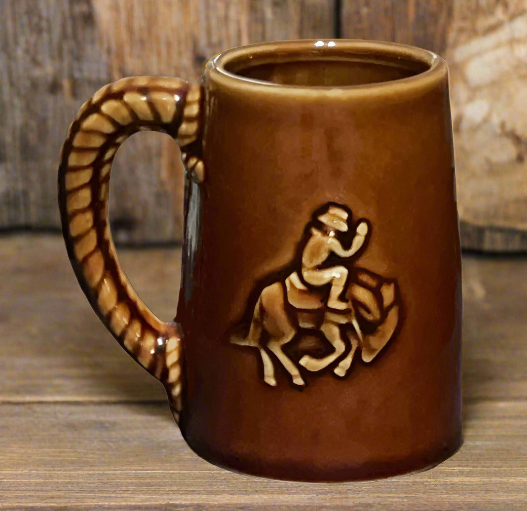 Texas Cowboy Retro Mug