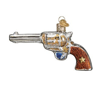 Western Revolver Ornament