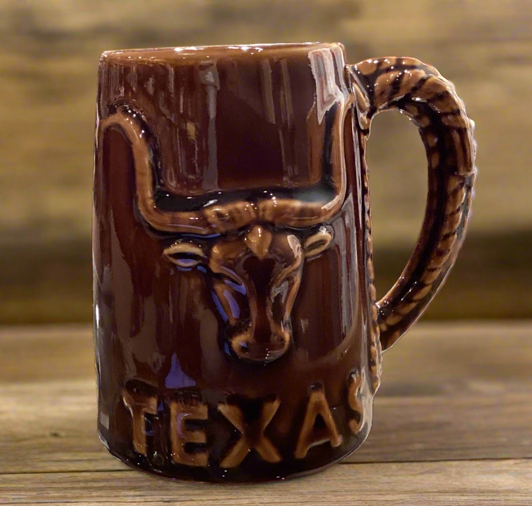 Texas Cowboy Retro Mug