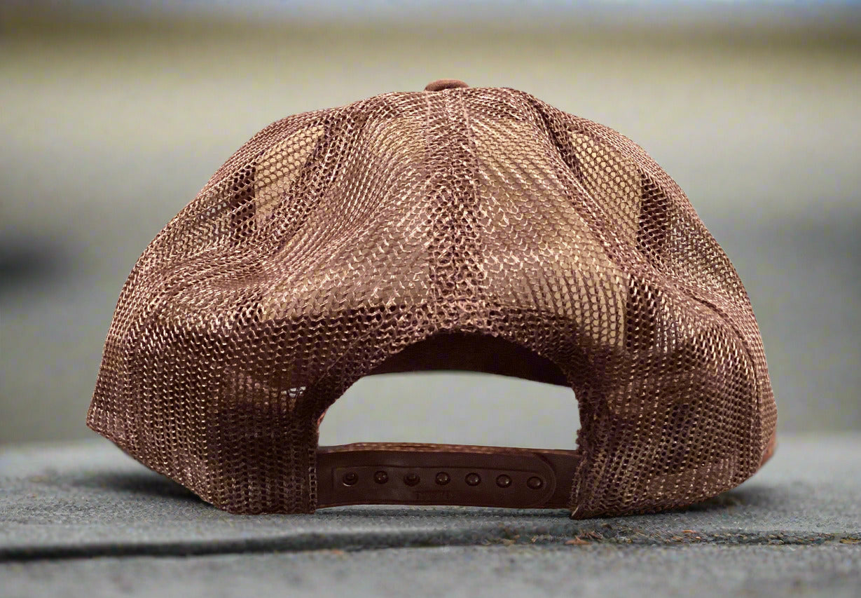 Hereford Herd Trucker Hat Two Tone Brown