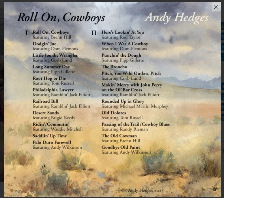 Roll On, Cowboys - CD