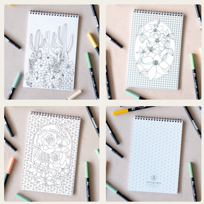Wildflowers Premium Coloring Book