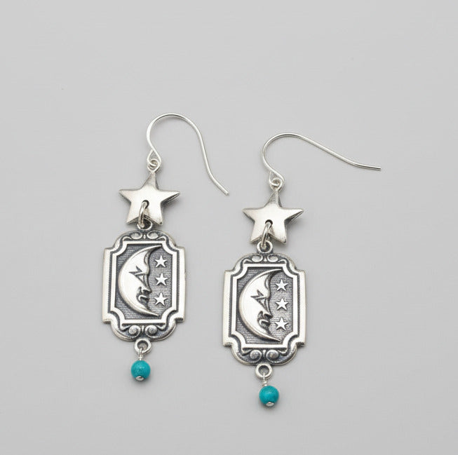 Moon & Star Earrings