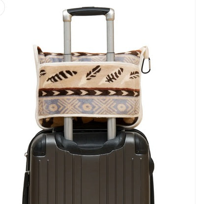 Buffalo Stripe Travel Blanket