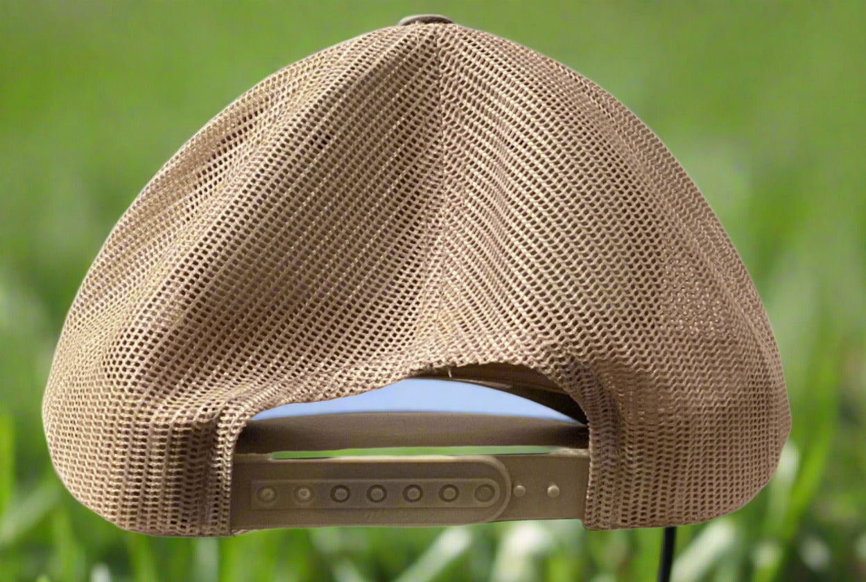 Hank the Cowdog Leather Patch Cap