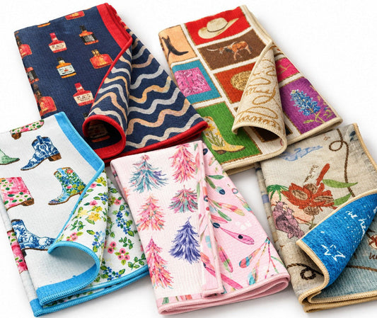 Luxury Double Sided Tea Towels