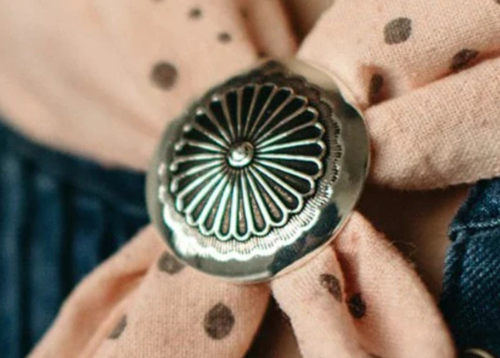 Concho Scarf Slide