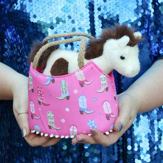 Cowgirl Boots Pony Purse