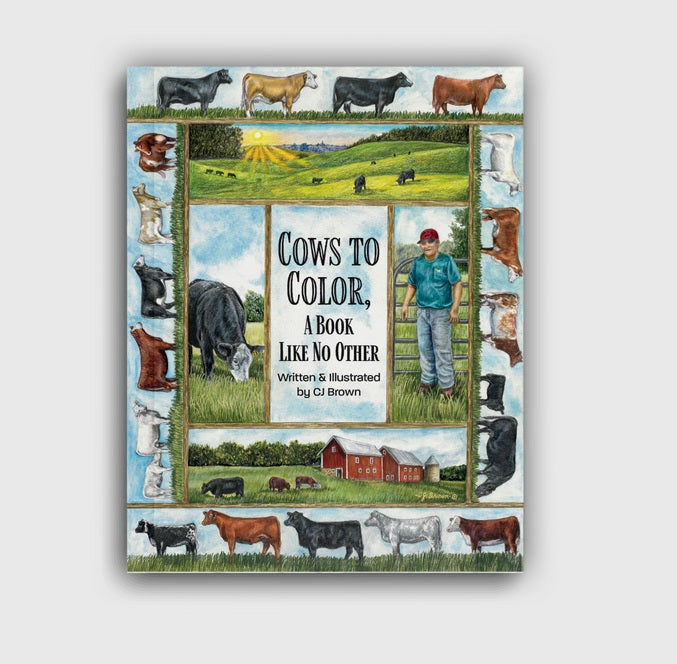 Cows To Color, A Book Like No Other