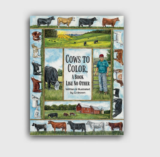 Cows To Color, A Book Like No Other