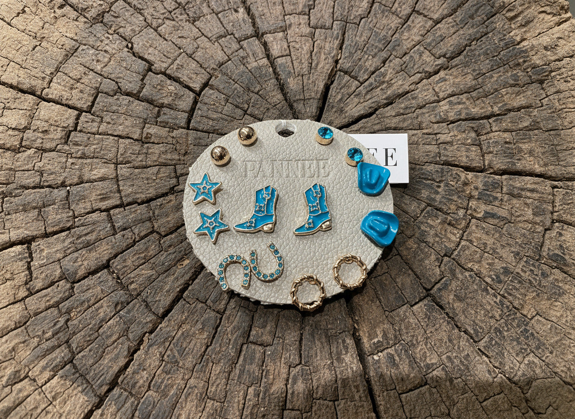 Giddy Up Cowgirl Earring Set