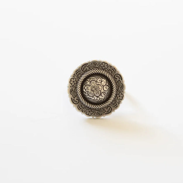 Dainty Rose Concho Scarf Slide