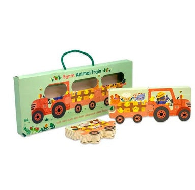 Farm Animal Train Puzzle