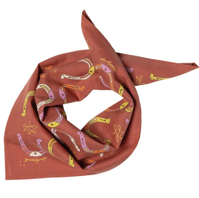 Giddy Up Cotton Voile Bandana