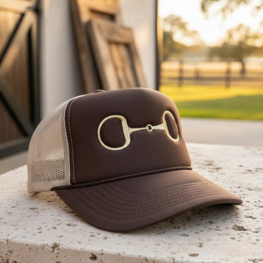 Gold Horse Bit Trucker