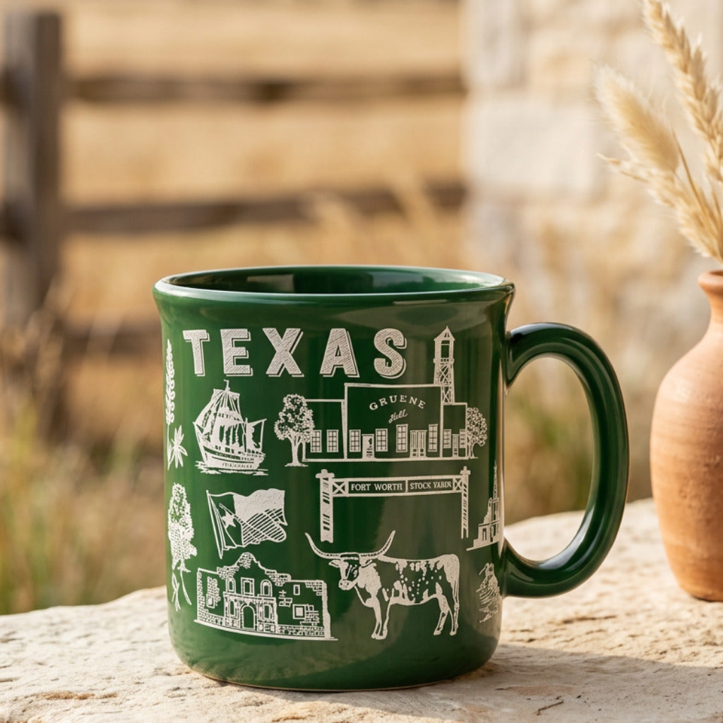 Green Texas Mug