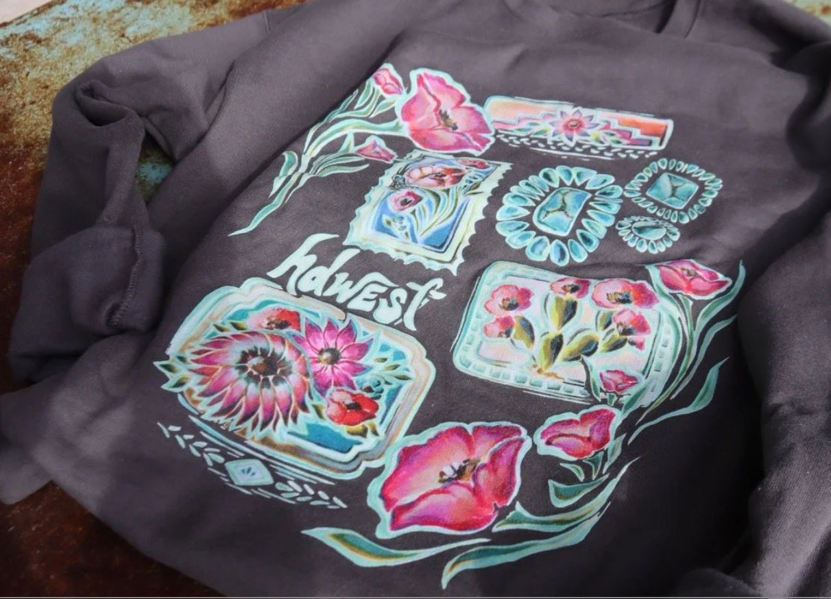 HD West Patchwork Sweatshirt