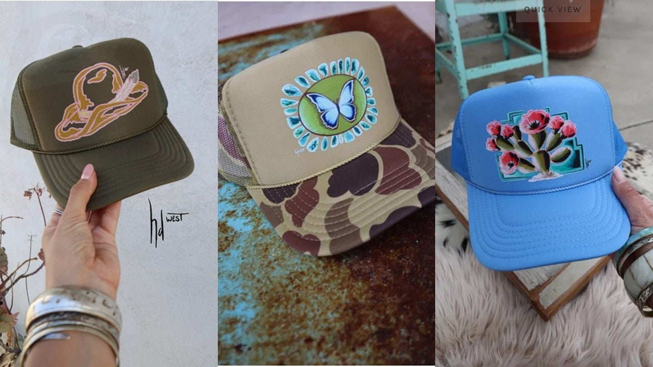 HD West Graphic Caps