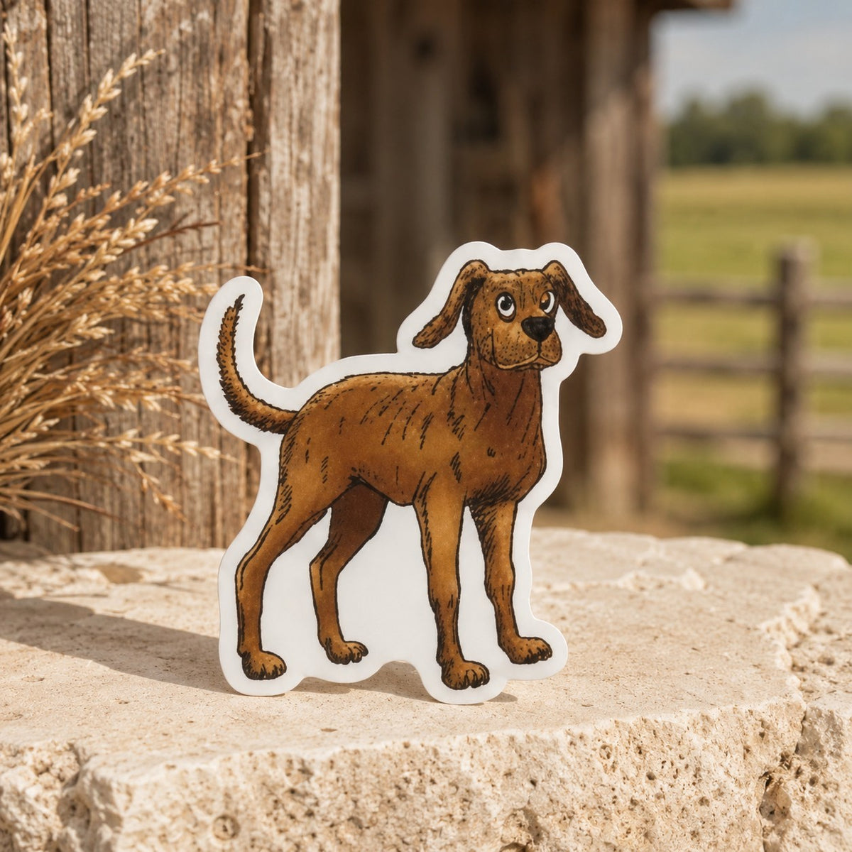 Small Standing Hank Sticker